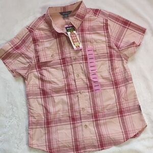 NWT Eddie Bauer  Womens Short Sleeve Adventure Shirt Size Small